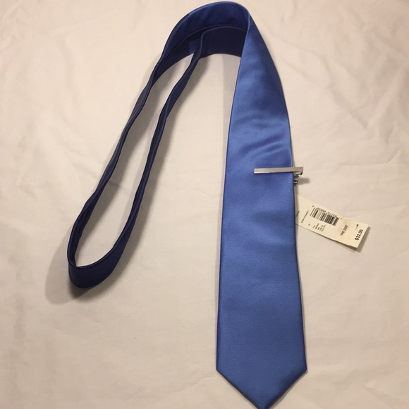 🦅Tie suit men’s formal business blue - Picture 2 of 2